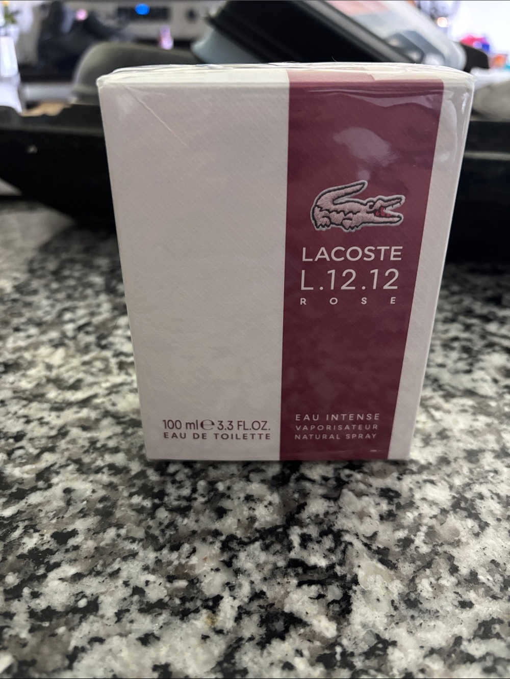 Lacoste L.12.12 Rose Eau de Toilette - Pink & White Packaging